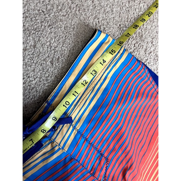 Men's Orange Striped Salt Life Swim Trunks 30 - Picture 3 of 6